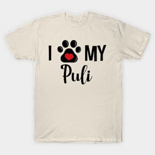 I Love My Puli T-Shirt